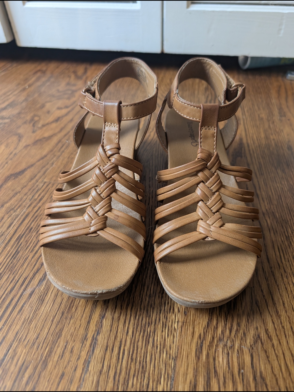 Women’s Baretraps Tan Braided Strappy Sandals